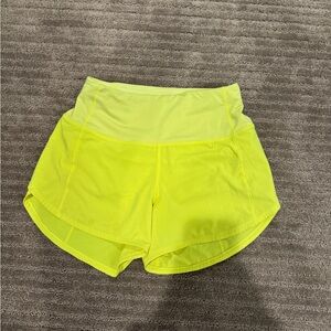 Lululemon speed ups, size 2, 4inch